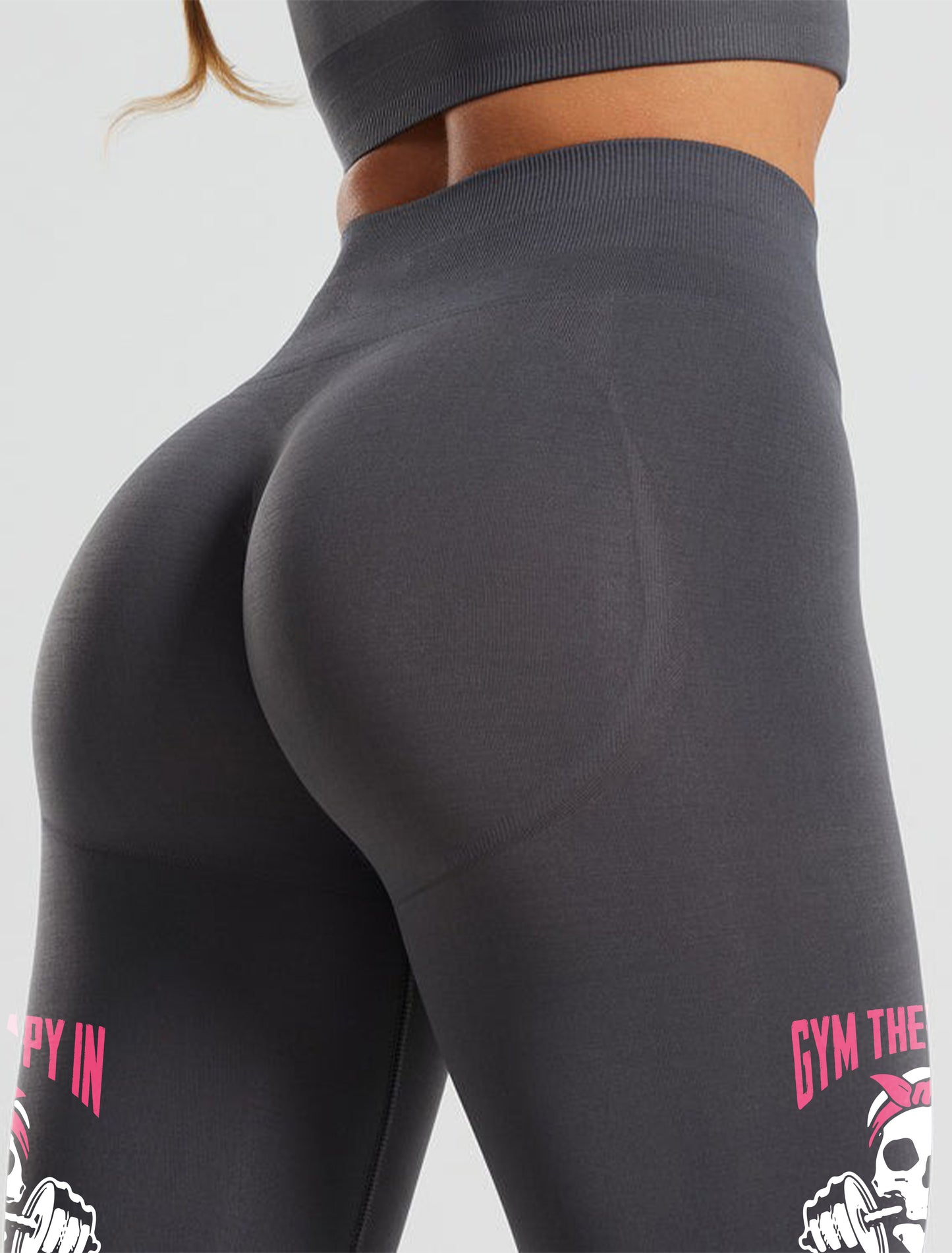 Premium High-Waist Leggings | Gym In Session - Fitnixy