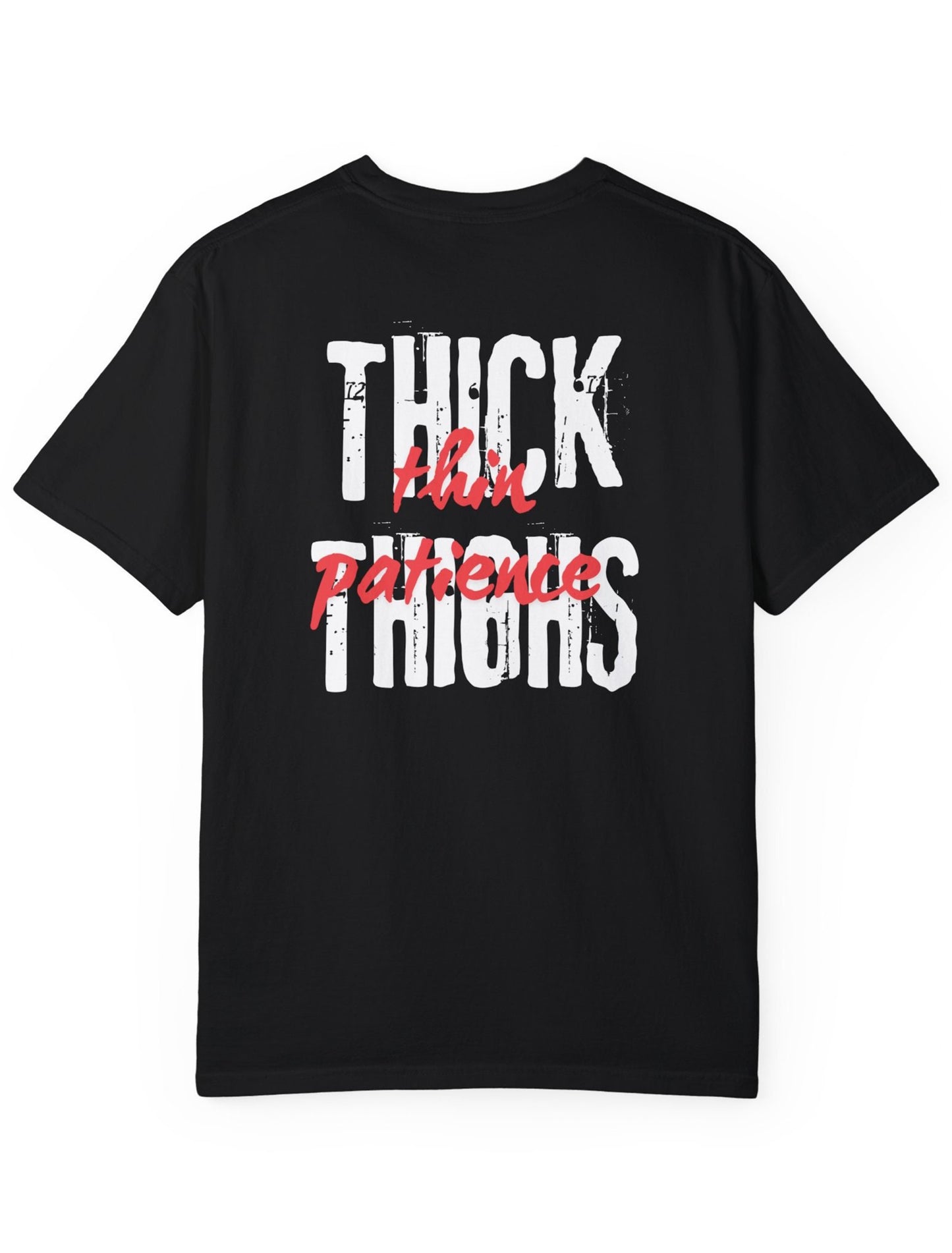 Oversized Gym Shirt, Thick Thighs Thin patience Funny Gym Pump Cover Tshirt - Fitnixy