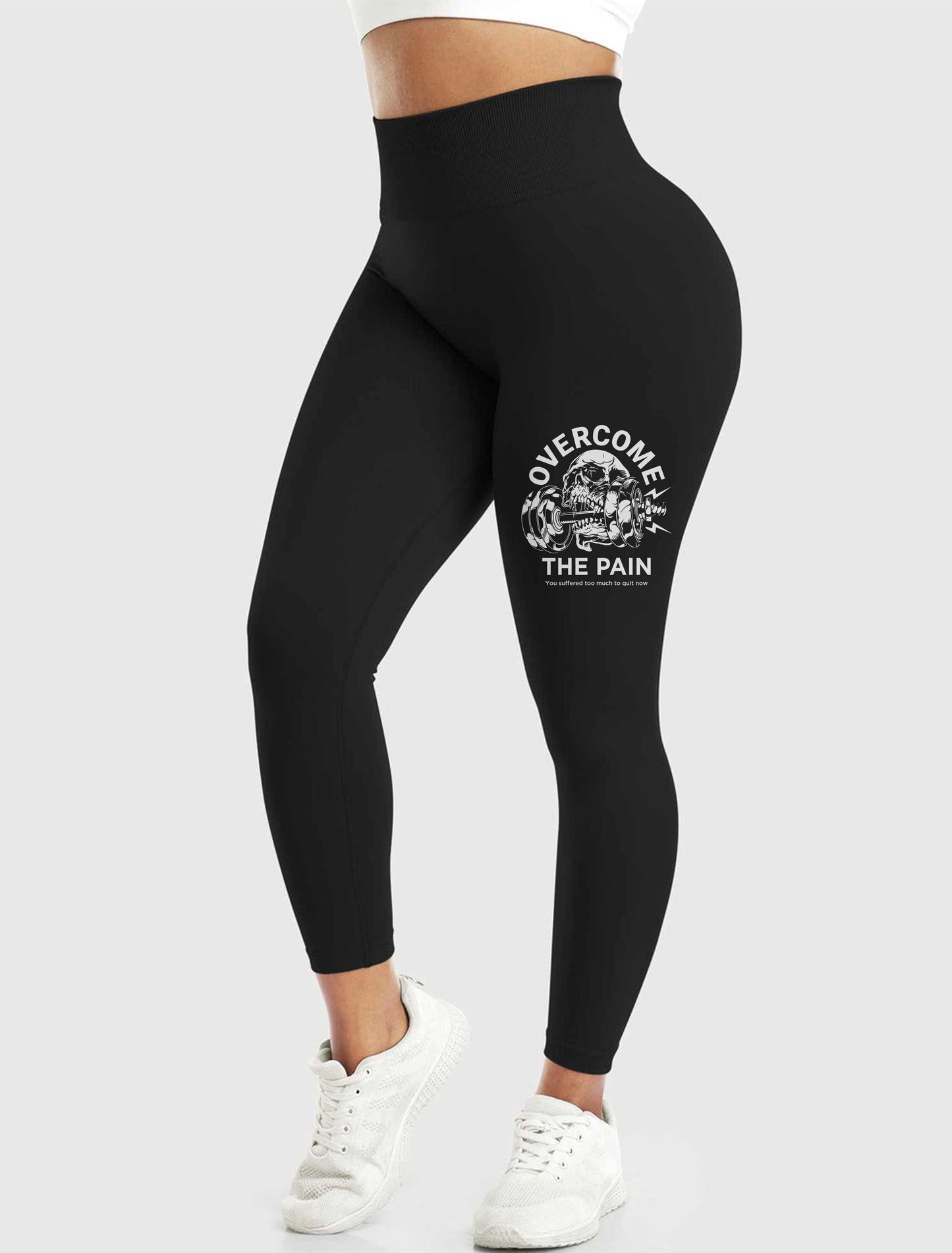 Premium Seamless Legging Over Come The Pain - Fitnixy