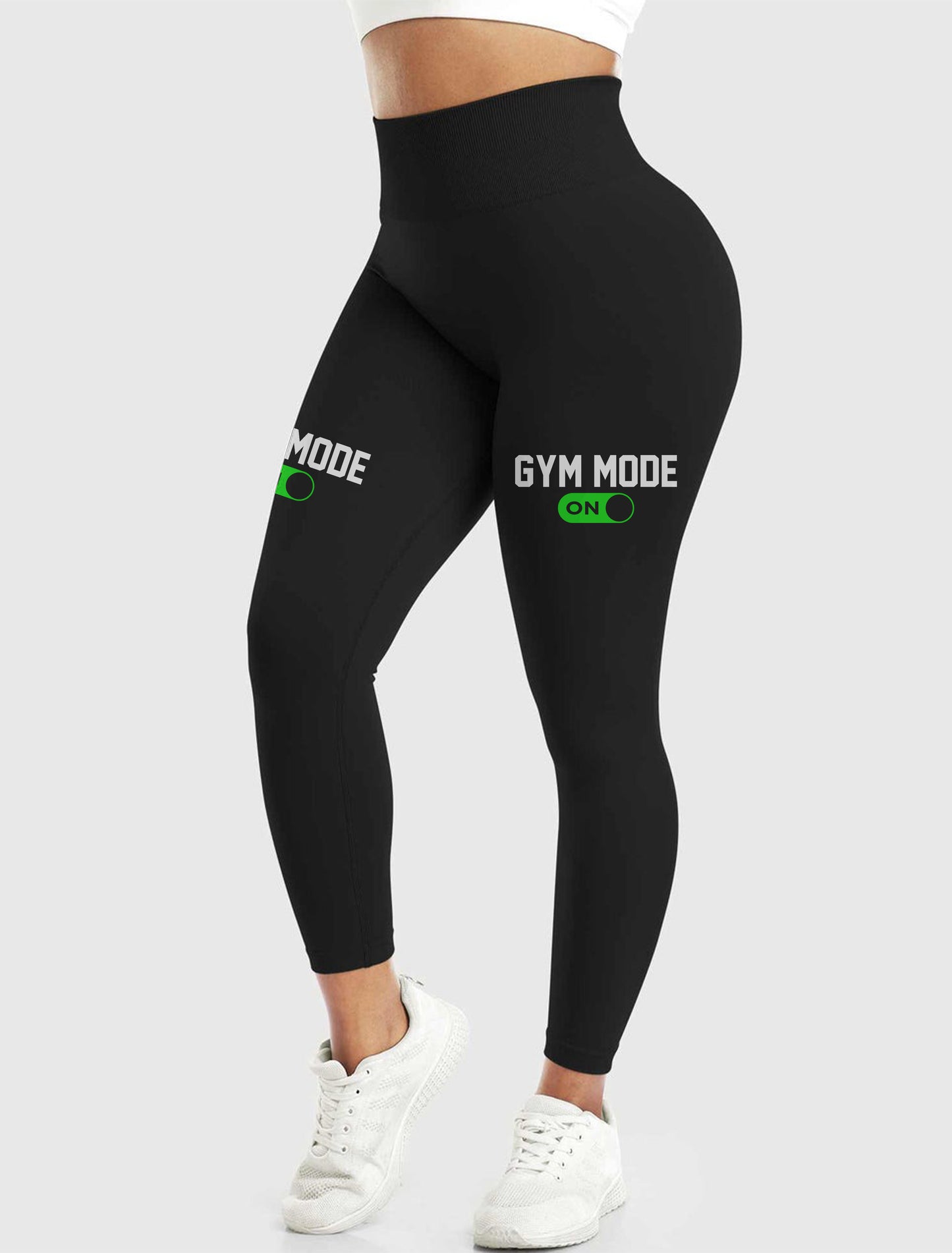 Premium High-Waist Leggings | Gym Mode On - Fitnixy