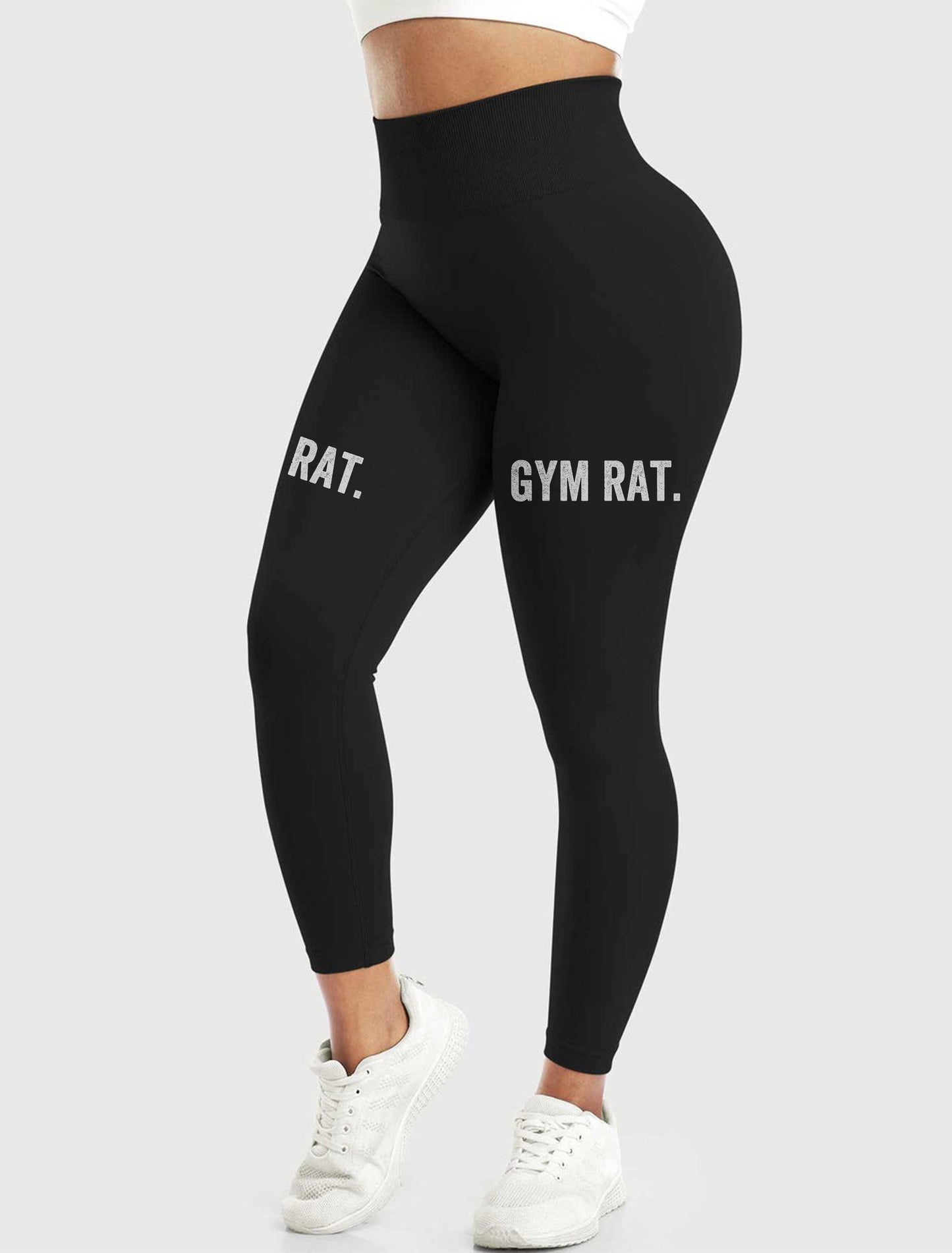 Premium High-Waist Leggings | Gym Rat - Fitnixy