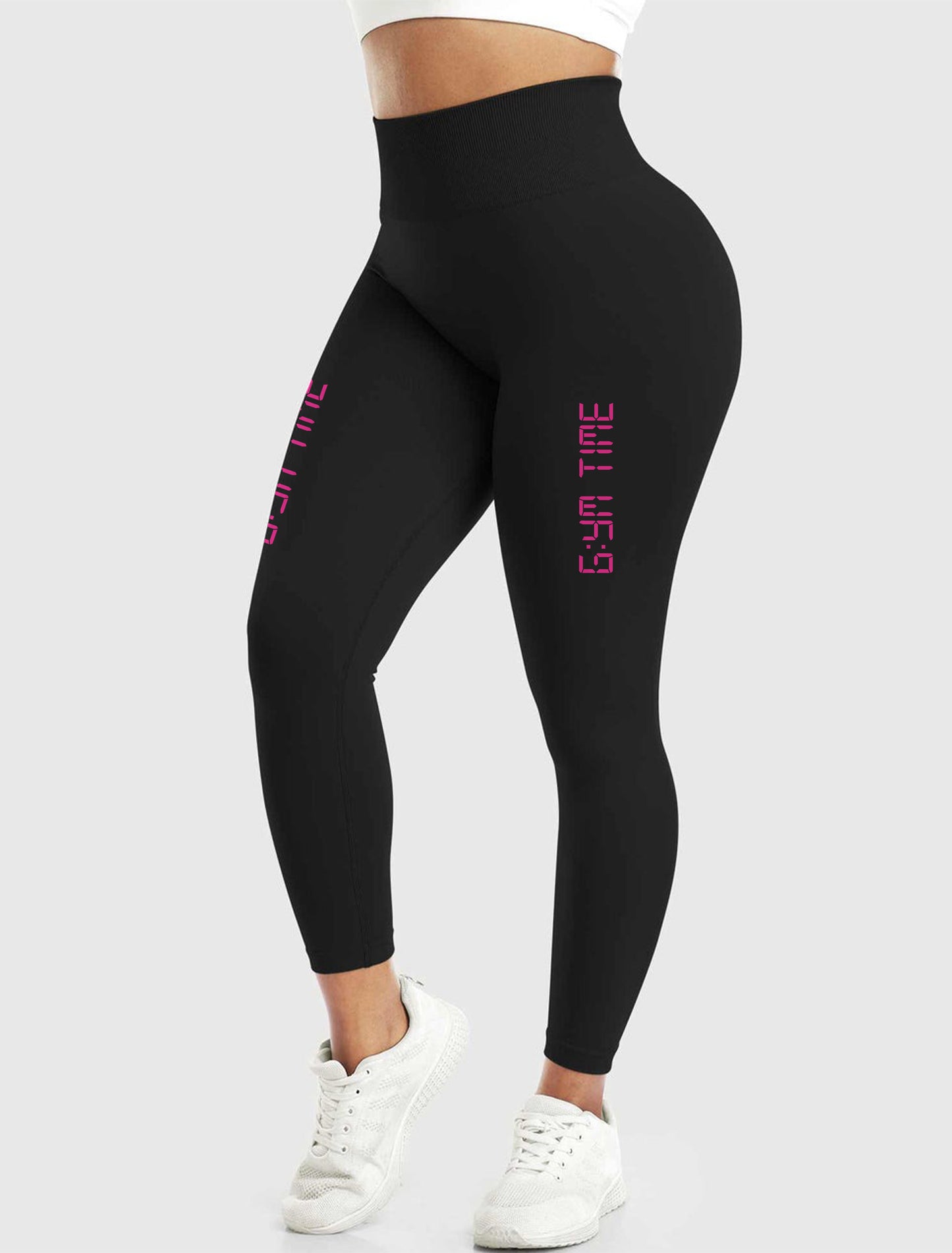 Premium High-Waist Leggings | Gym Time - Fitnixy