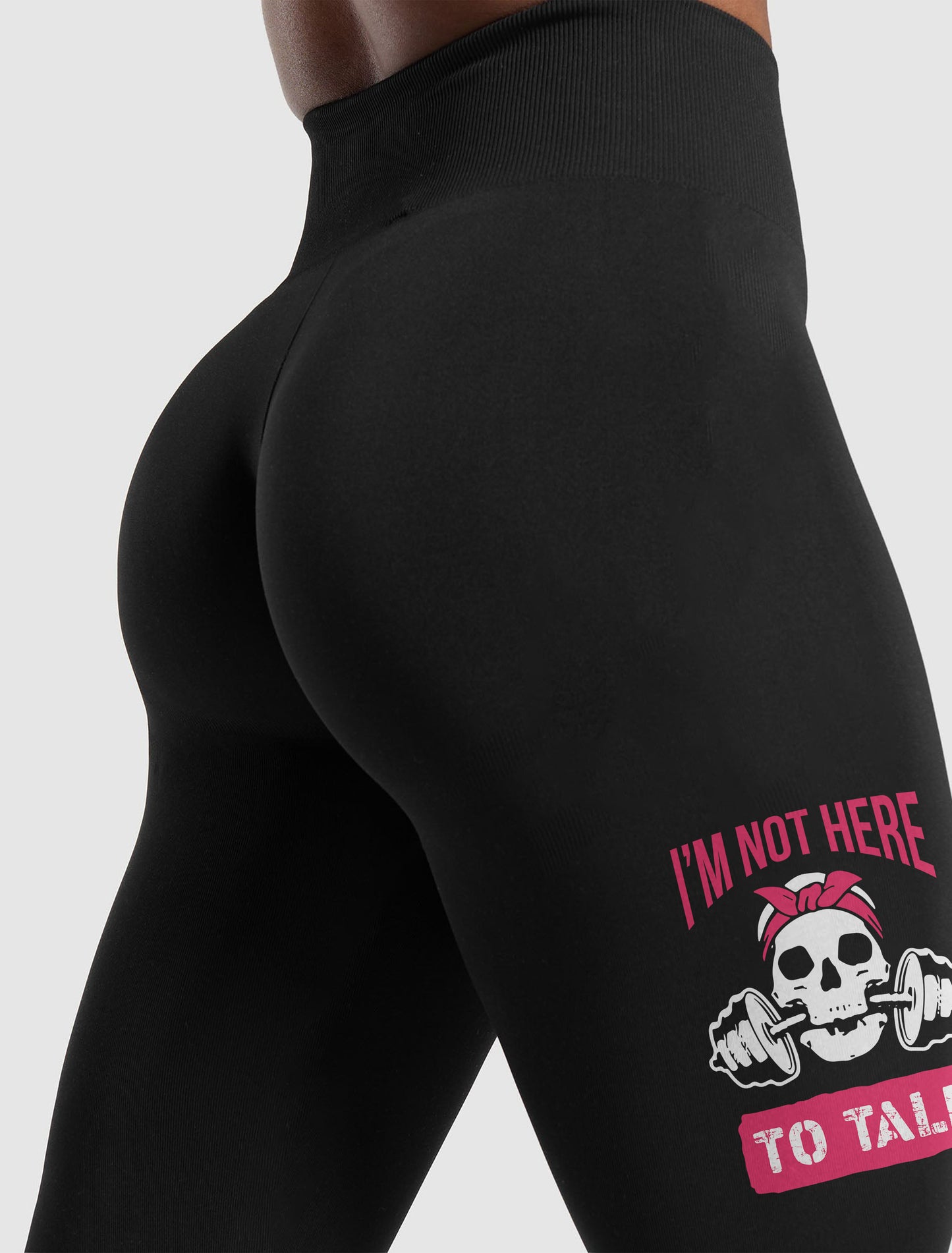 Premium Seamless Legging I'm Not Here To Talk - Fitnixy