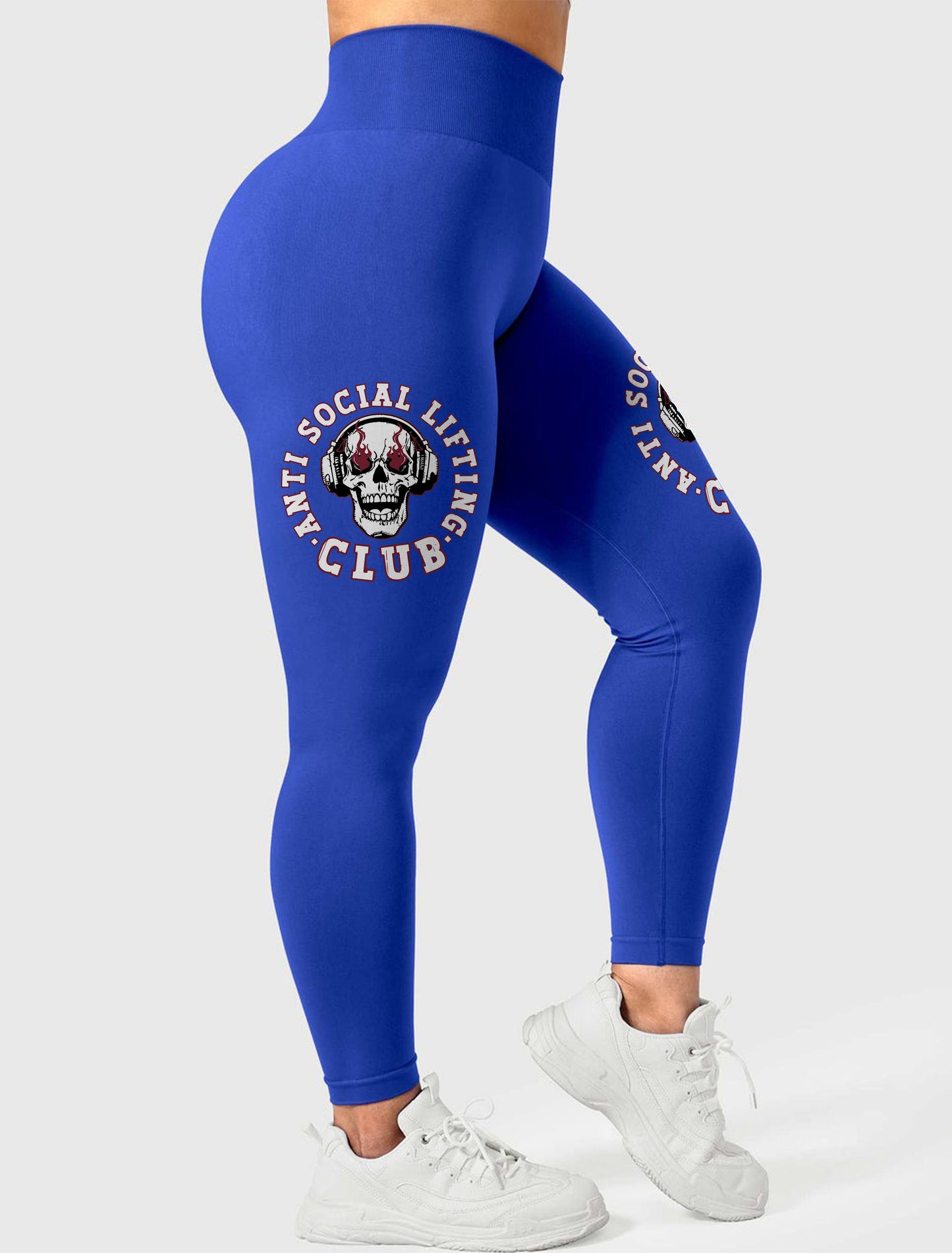 Premium High-Waist Leggings | Anti Social Lifting Club - Fitnixy