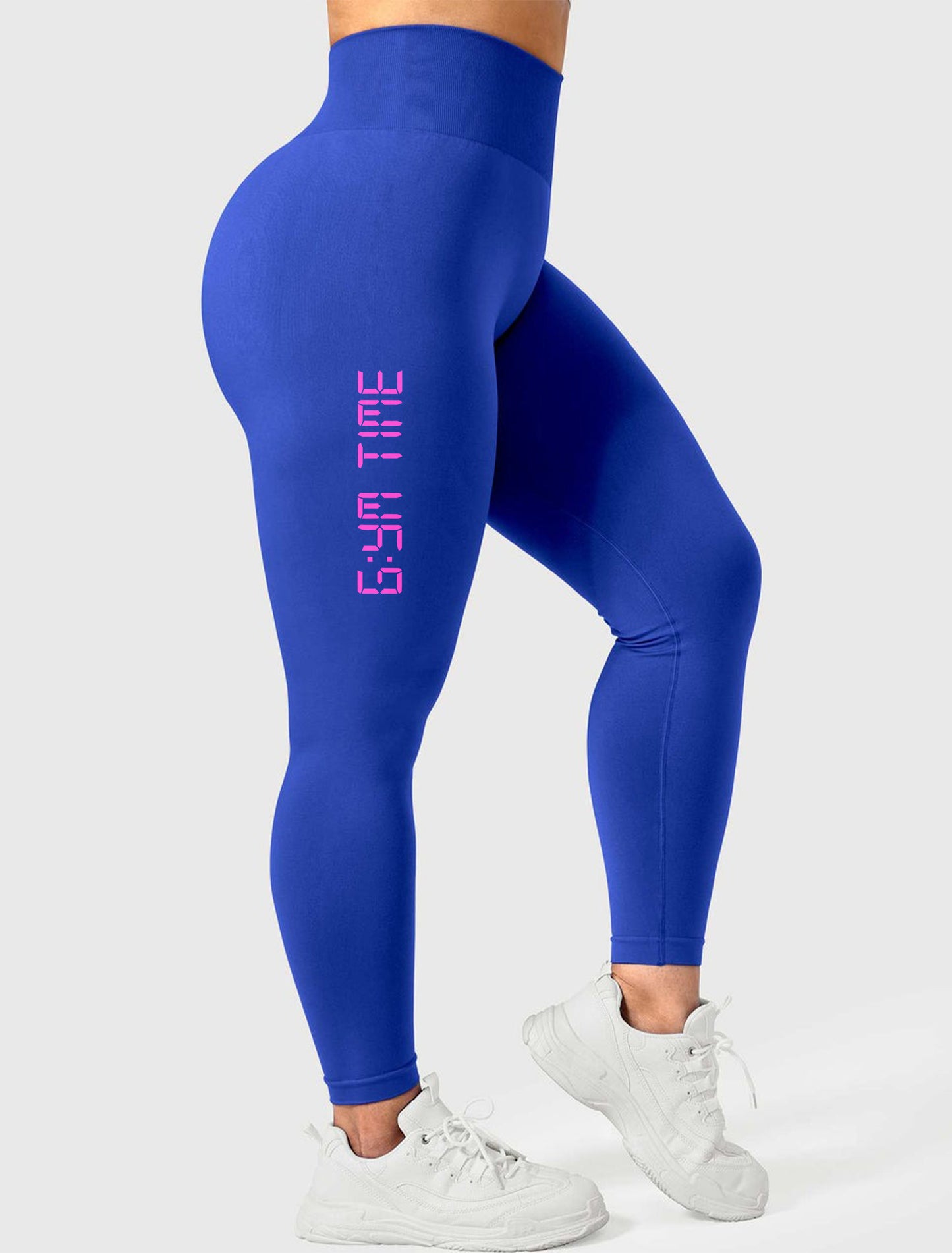 Premium High-Waist Leggings | Gym Time - Fitnixy