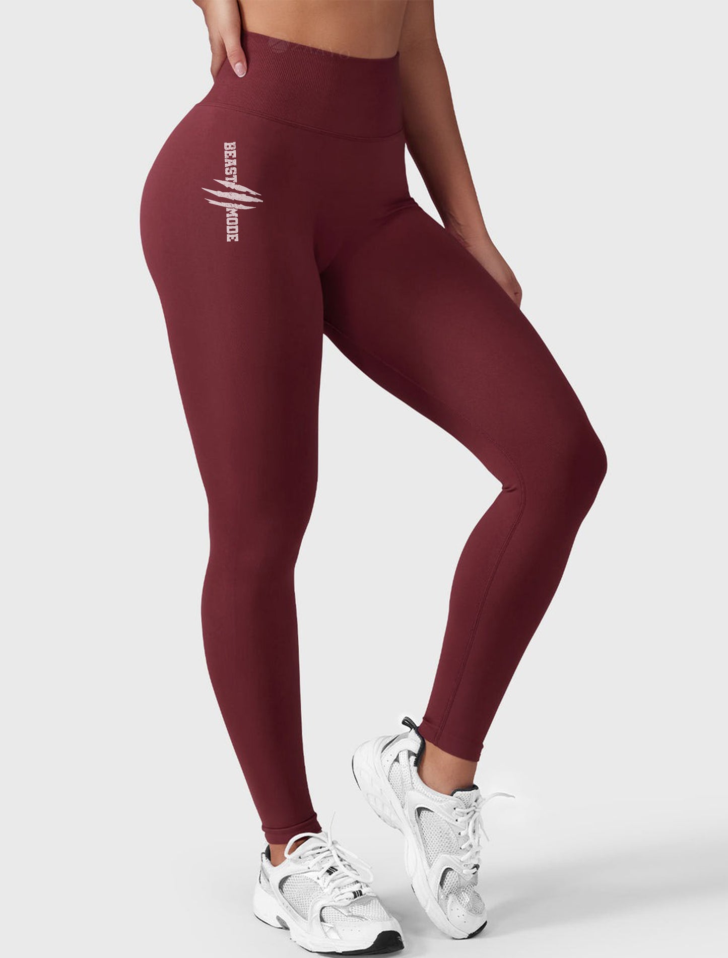 Premium High-Waist Leggings, Beast Mode