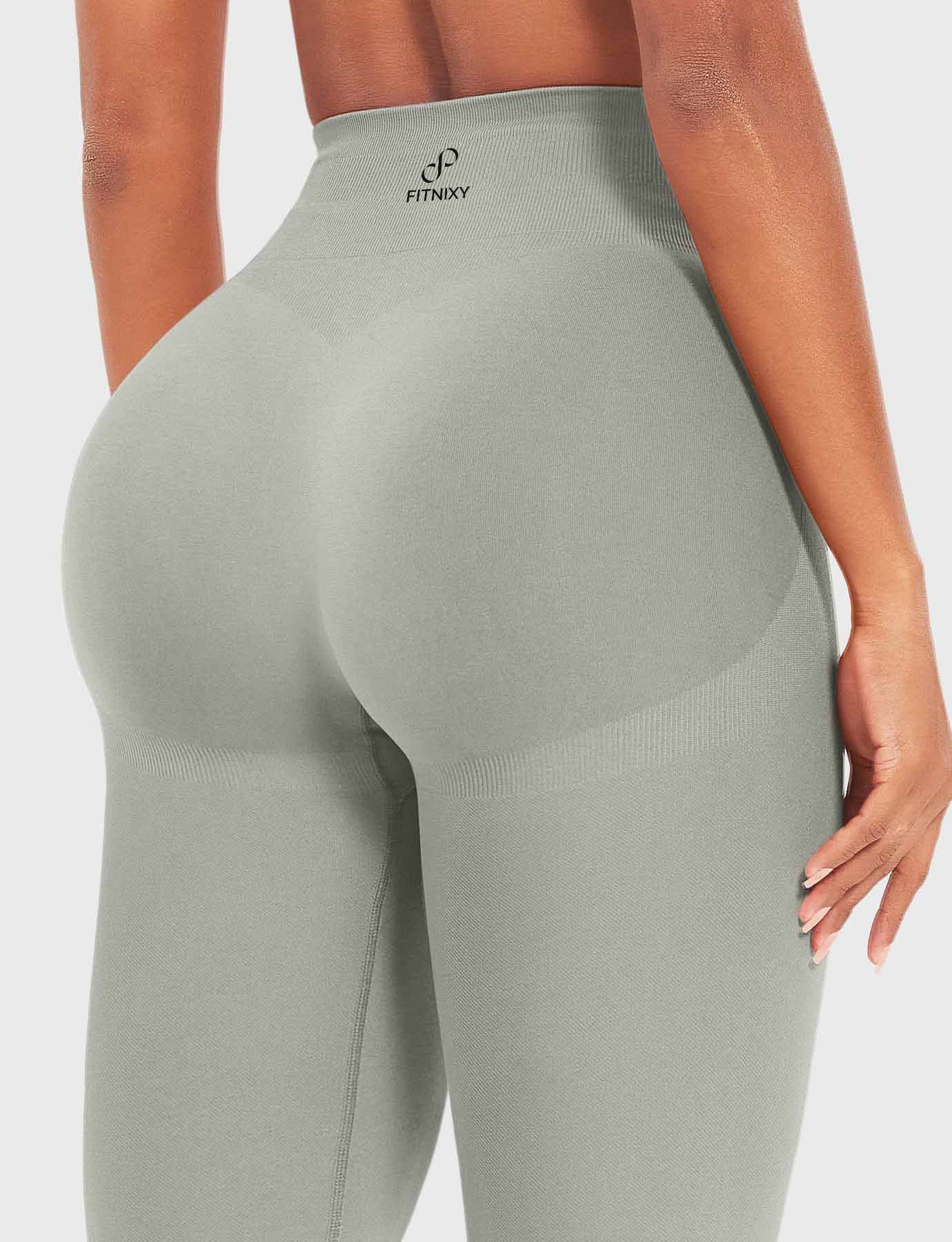 Seamless High-Waist Grey Leggings – Ultimate Comfort & Style